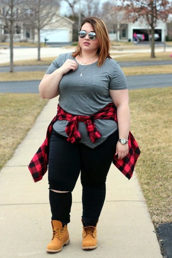 laid back plus size outfit